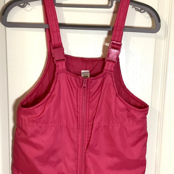 Carter's Pink Girls Ski Bib Snow Pants Size L 6X Skiing Snow Winter - Picture 2 of 15